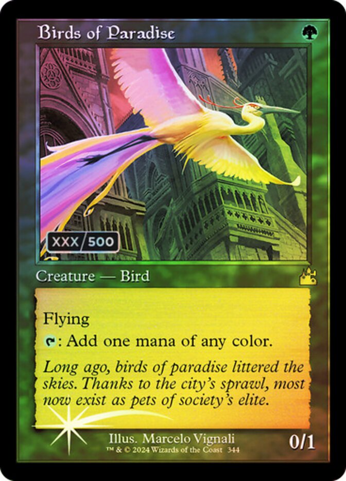Birds of Paradise (344z) - Ravnica Remastered (RVR)