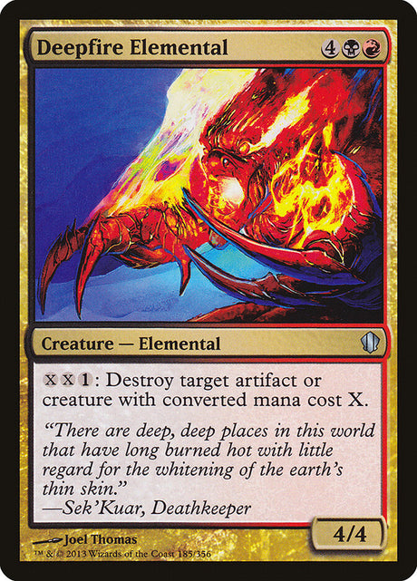 Deepfire Elemental (185) - Commander 2013 (C13)
