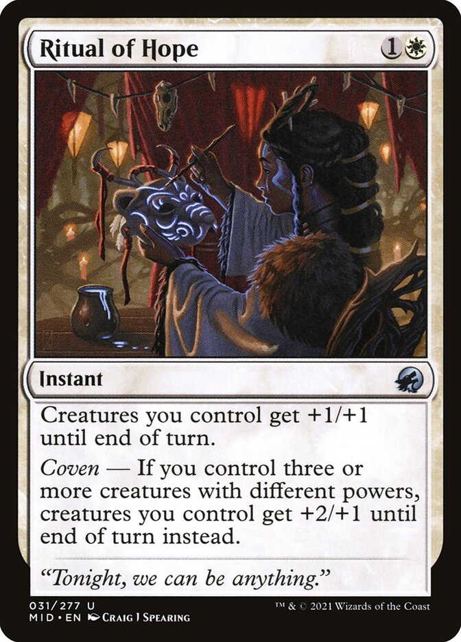 Ritual of Hope (31) - Innistrad: Midnight Hunt (MID)