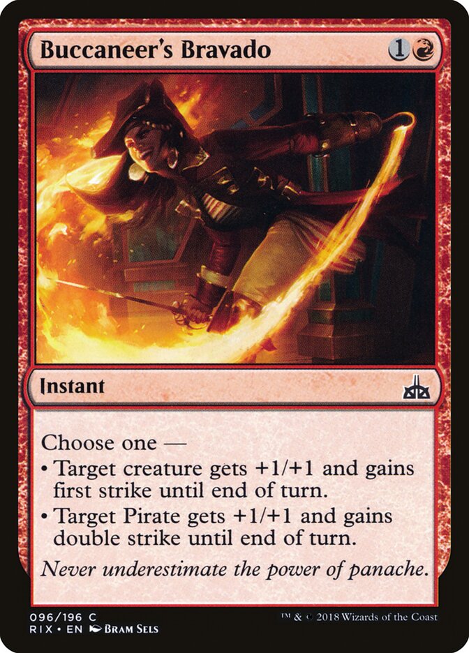 Buccaneer's Bravado (96) - Rivals of Ixalan (RIX)