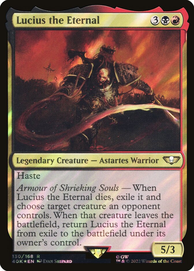 Lucius the Eternal (130★) - Warhammer 40,000 Commander (40K)