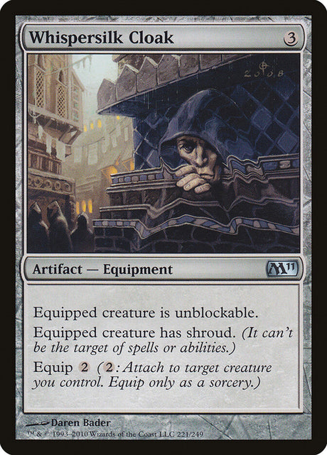 Whispersilk Cloak (221) - Magic 2011 (M11)