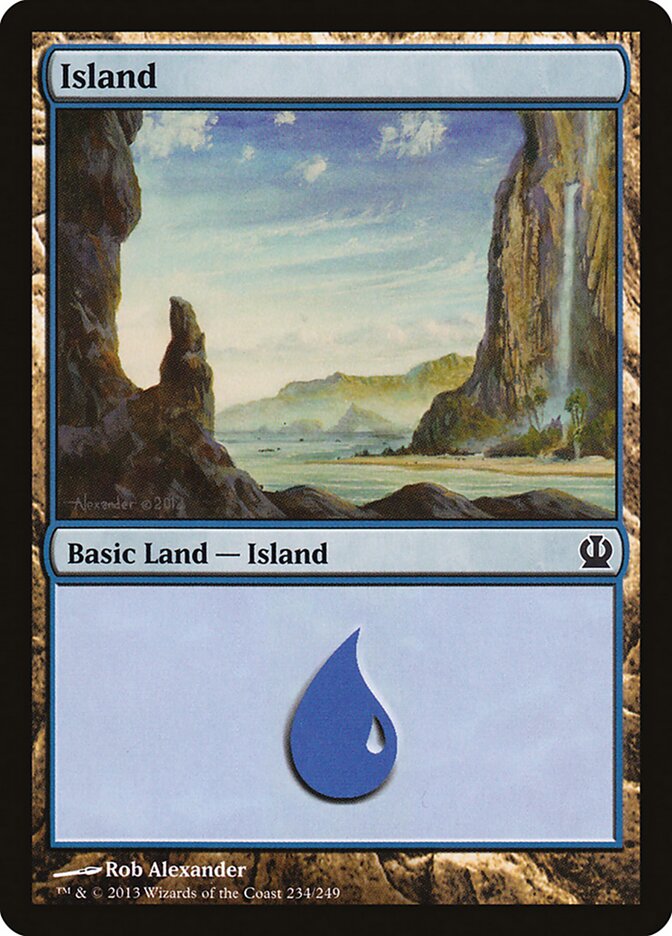 Island (234) - Theros (THS)