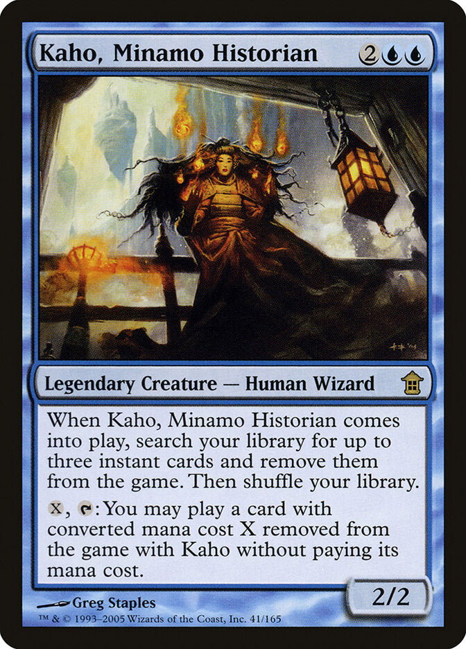Kaho, Minamo Historian (41) - Saviors of Kamigawa (SOK)