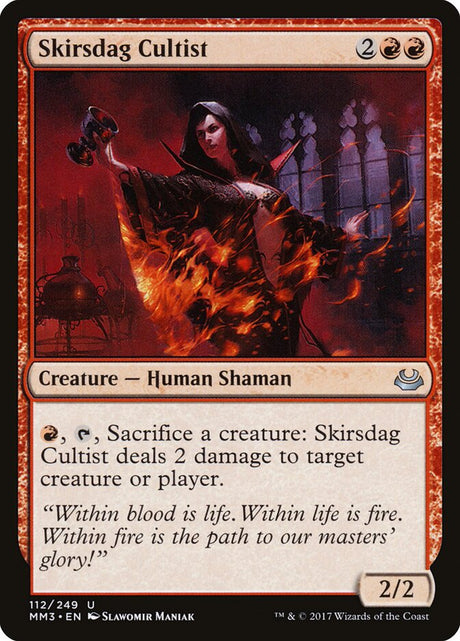 Skirsdag Cultist (112) - Modern Masters 2017 (MM3)