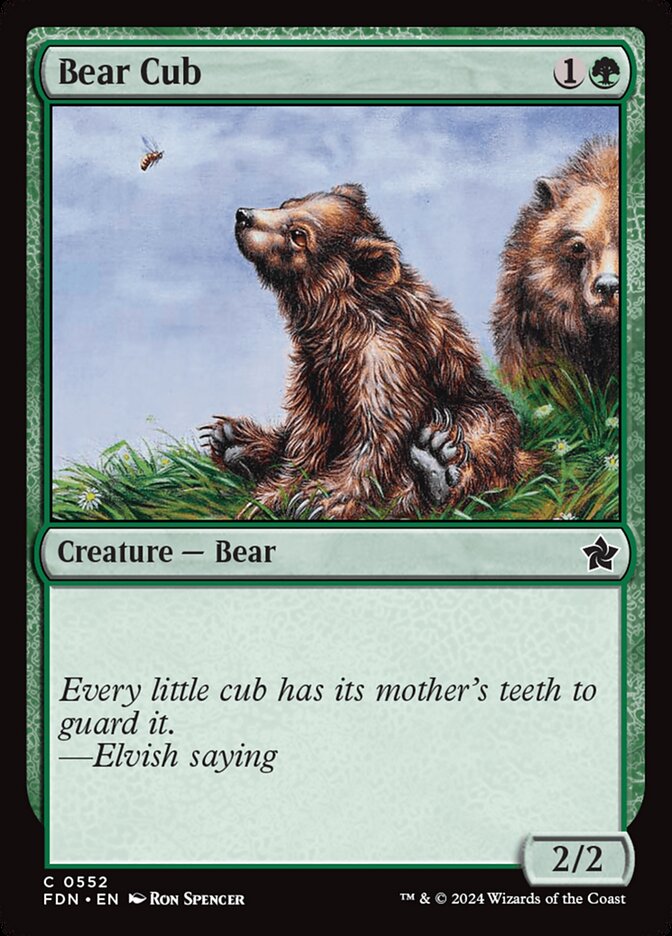Bear Cub (552) - Foundations (FDN)
