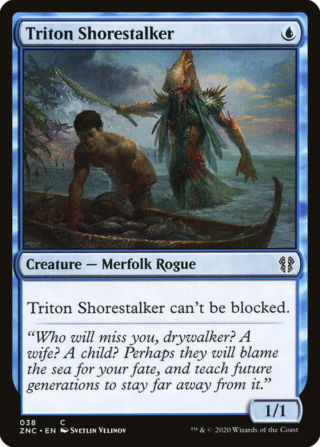 Triton Shorestalker (38) - Zendikar Rising Commander (ZNC)