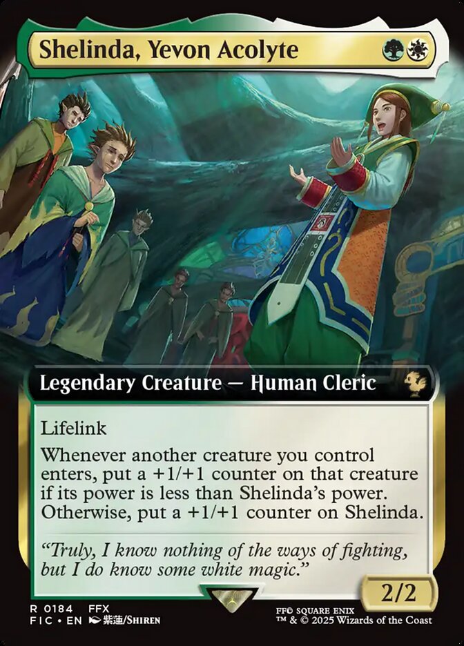 Shelinda, Yevon Acolyte (184) - [Extended Art] Final Fantasy Commander (FIC)