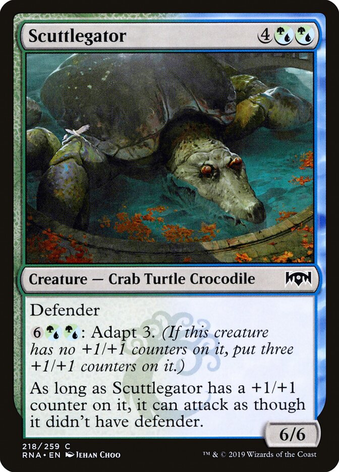 Scuttlegator (218) - Ravnica Allegiance (RNA)