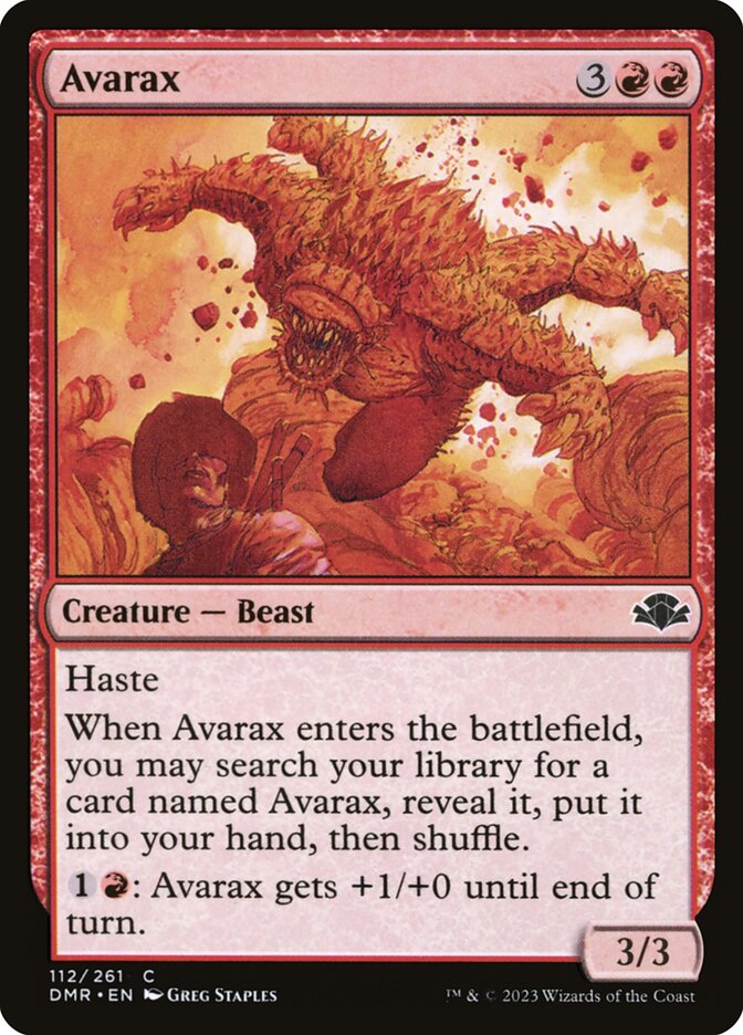 Avarax (112) - Dominaria Remastered (DMR)
