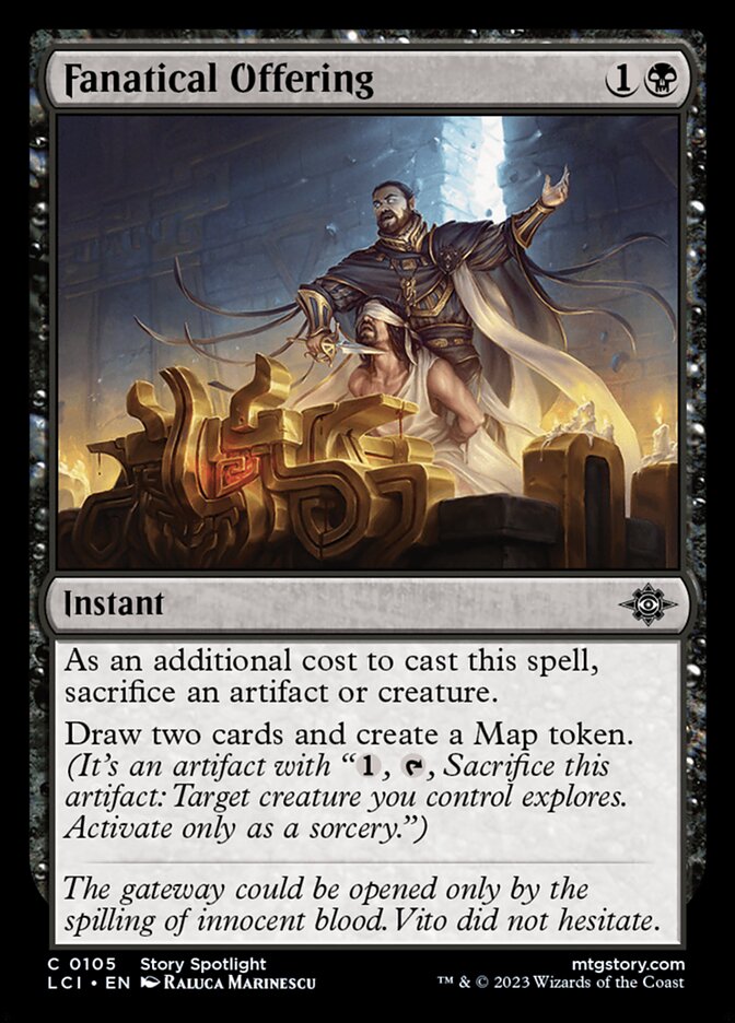Fanatical Offering (105) - The Lost Caverns of Ixalan (LCI)