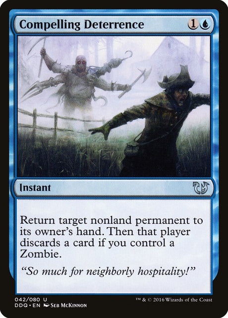 Compelling Deterrence (42) - Duel Decks: Blessed vs. Cursed (DDQ)