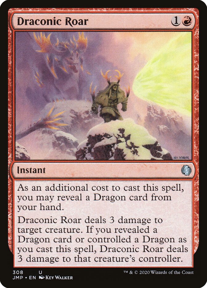 Draconic Roar (308) - Jumpstart (JMP)