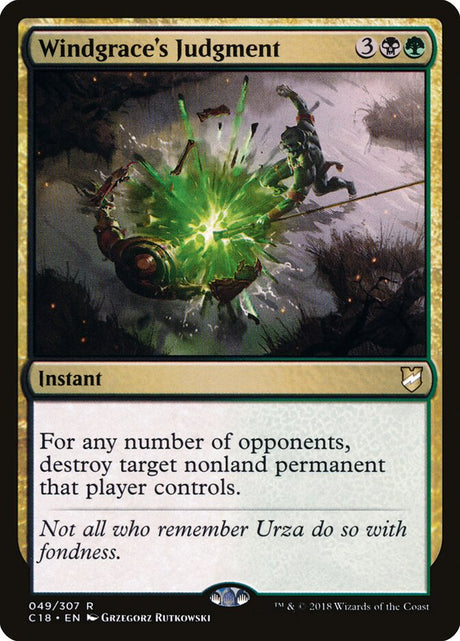Windgrace's Judgment (49) - Commander 2018 (C18)