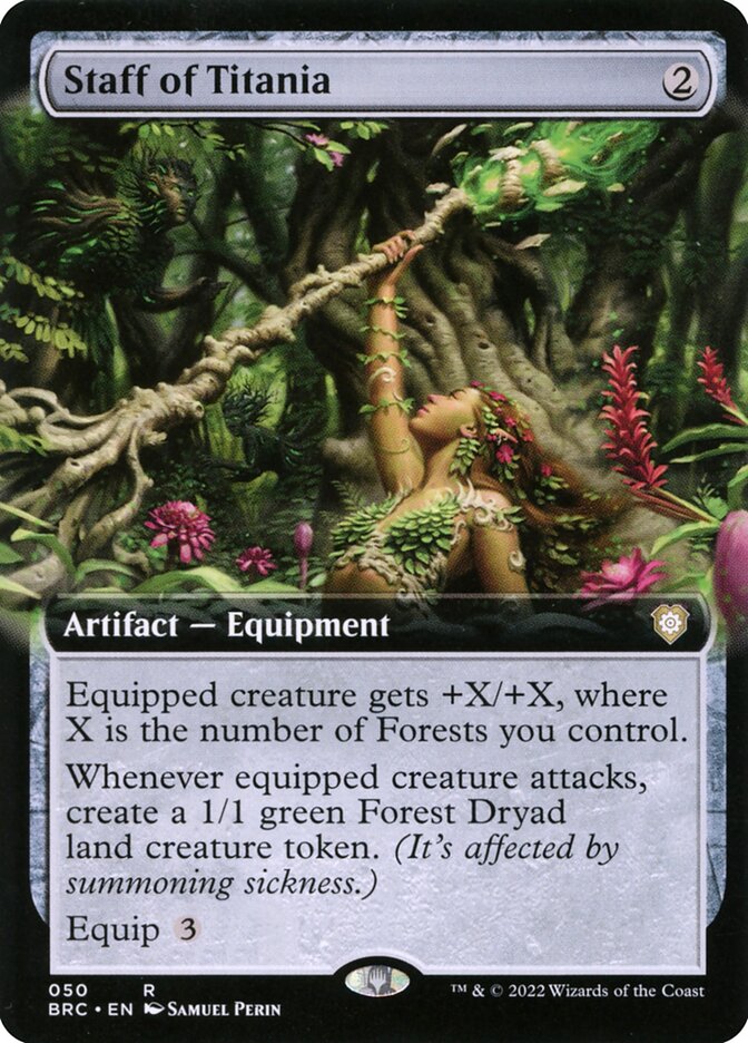 Staff of Titania (50) - The Brothers' War Commander (BRC)