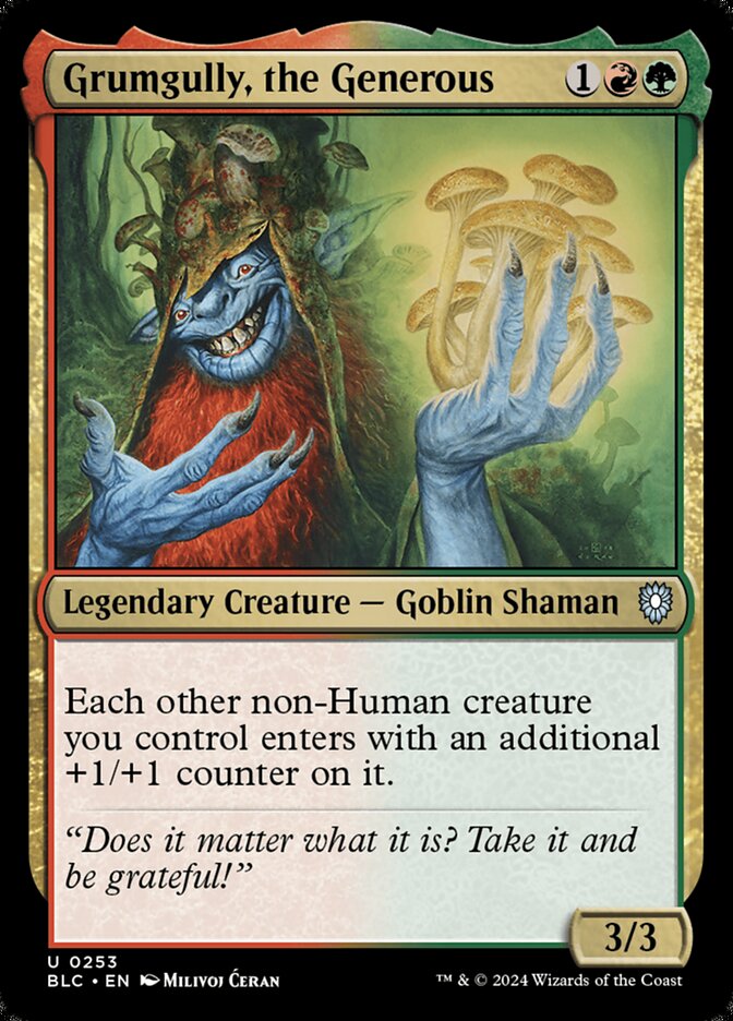 Grumgully, the Generous (253) - Bloomburrow Commander (BLC)