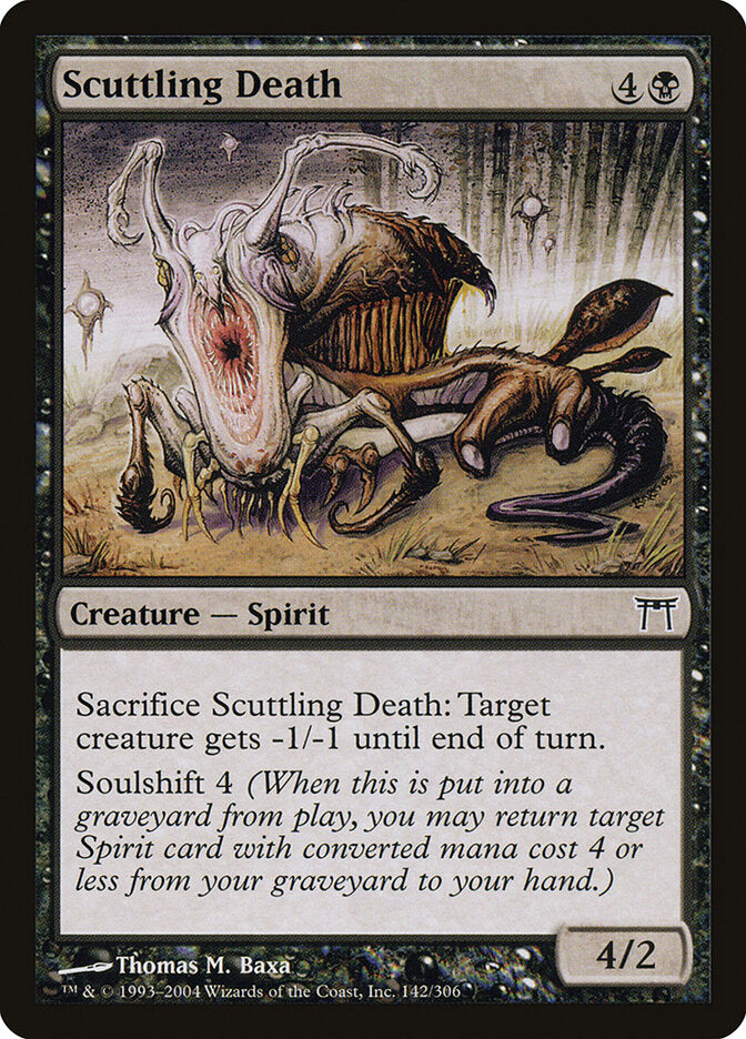 Scuttling Death (142) - Champions of Kamigawa (CHK)