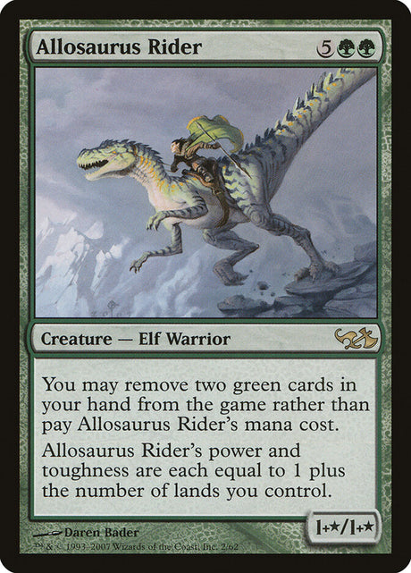 Allosaurus Rider (2) - Duel Decks: Elves vs. Goblins (DD1)