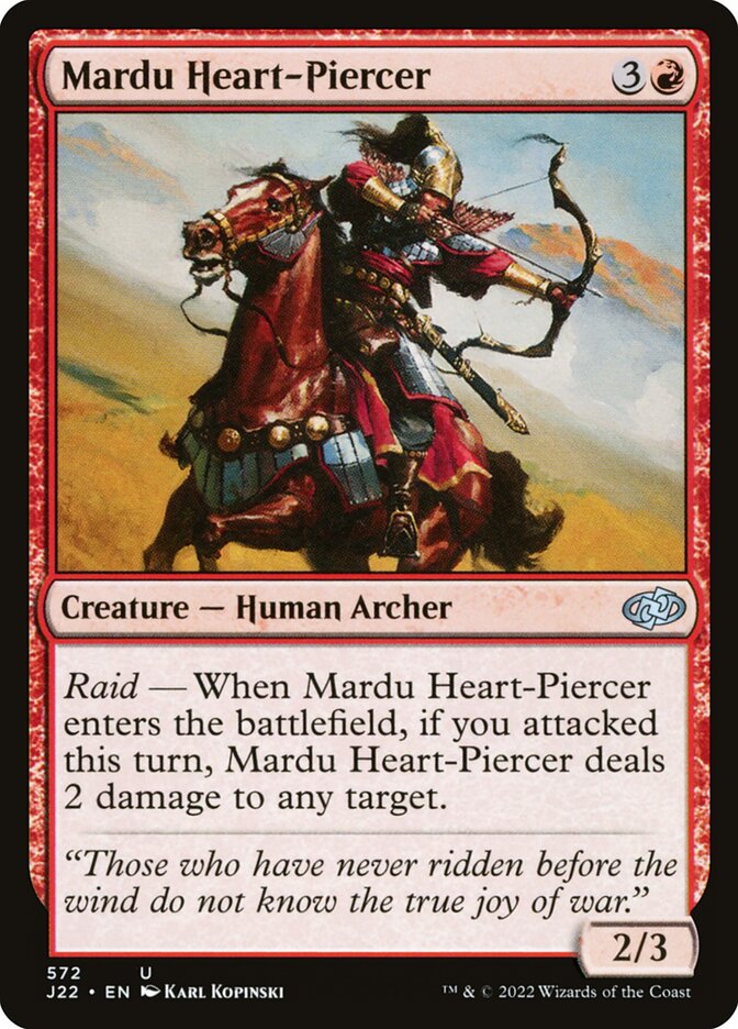 Mardu Heart-Piercer (572) - Jumpstart 2022 (J22)