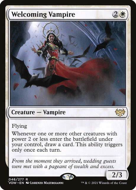 Welcoming Vampire (46) - Innistrad: Crimson Vow (VOW)
