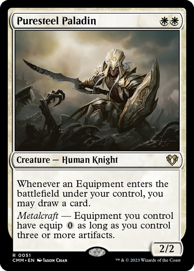 Puresteel Paladin (51) - Commander Masters (CMM)