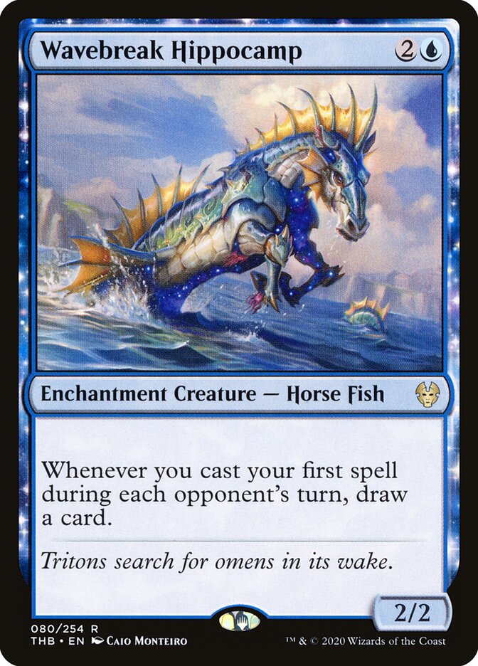 Wavebreak Hippocamp (80) - Theros Beyond Death (THB)