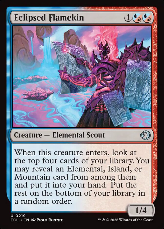 Eclipsed Flamekin (219) - Lorwyn Eclipsed (ECL)
