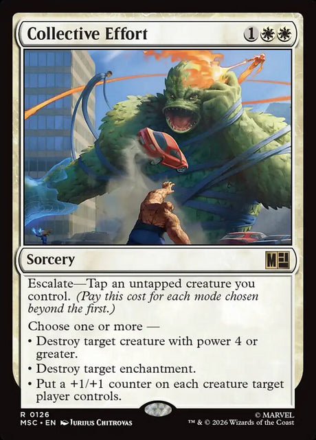 Collective Effort (126) - Marvel Super Heroes Commander (MSC)