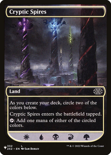 Cryptic Spires (2X2-332) - The List (PLST)