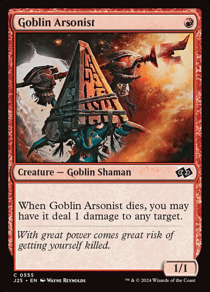 Goblin Arsonist - Foundations Jumpstart (J25)