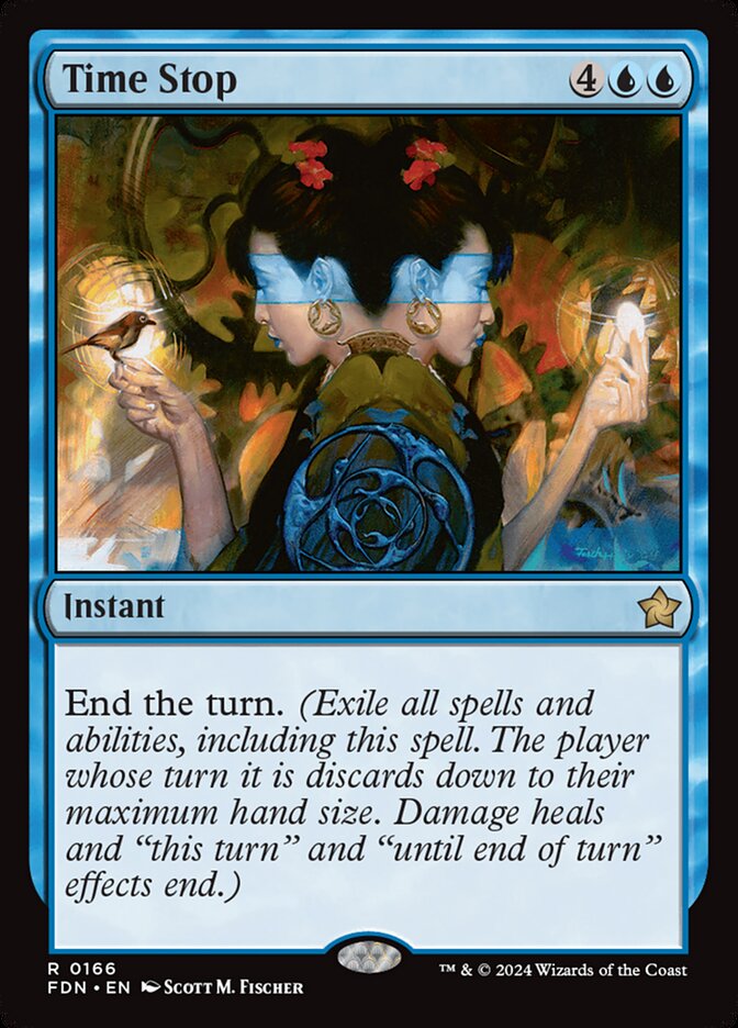 Time Stop - [Foil] Foundations (FDN)