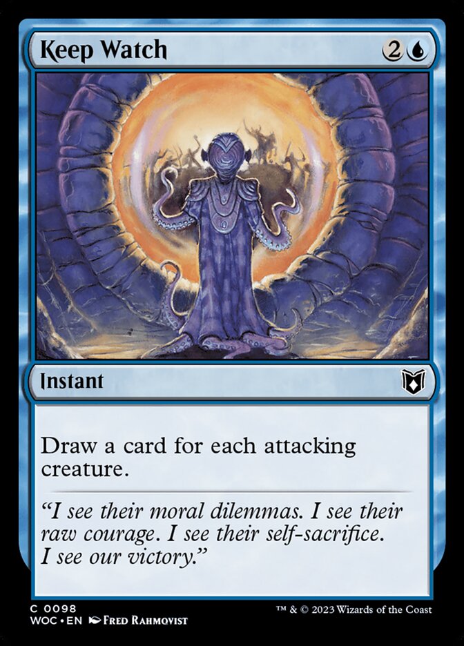 Keep Watch (98) - Wilds of Eldraine Commander (WOC)
