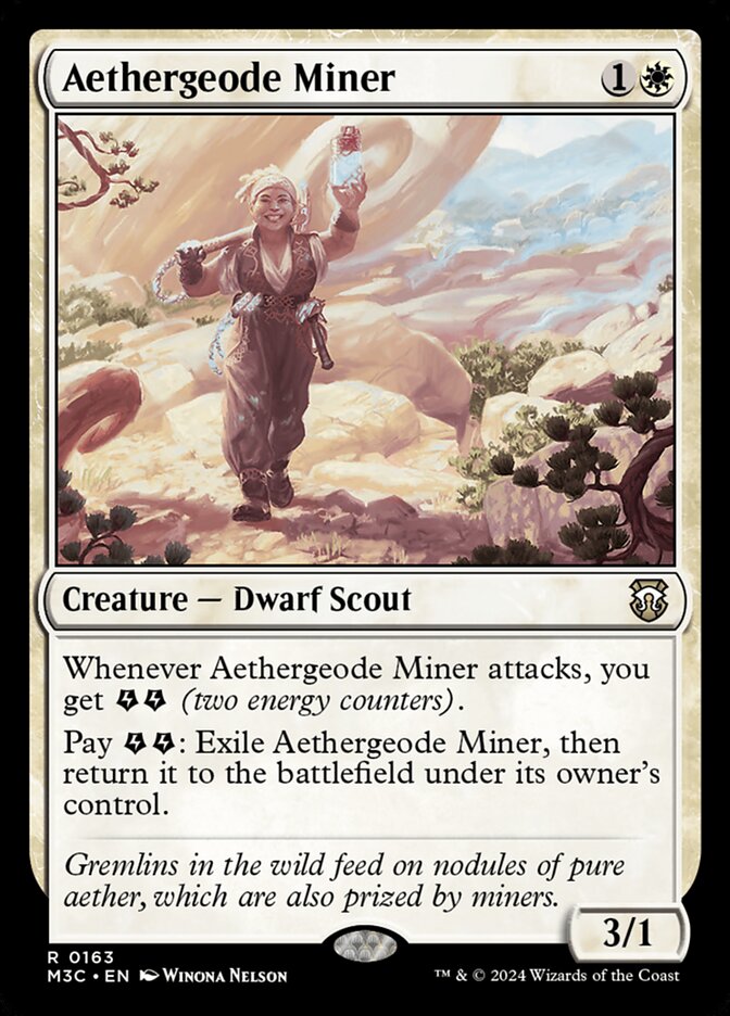 Aethergeode Miner - [Foil] Modern Horizons 3 Commander (M3C)