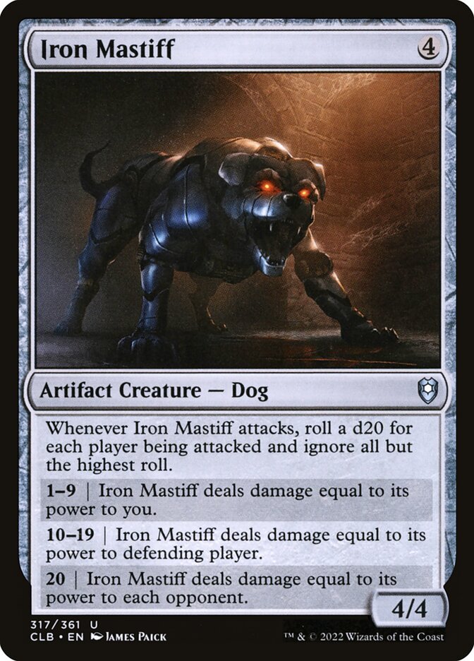 Iron Mastiff (317) - Commander Legends: Battle for Baldur's Gate (CLB)