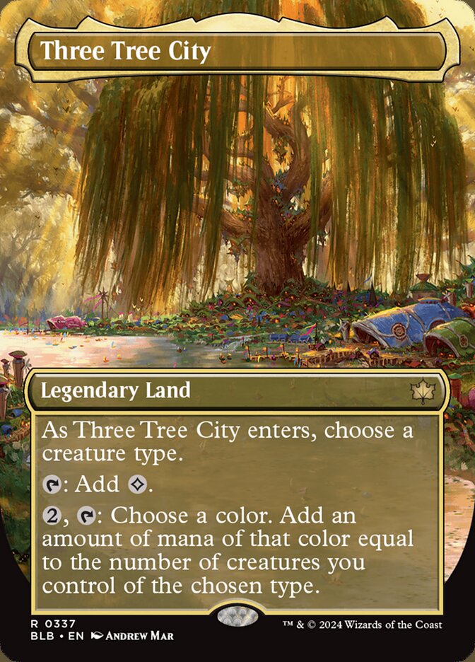 Three Tree City (337) - [Borderless] Bloomburrow (BLB)