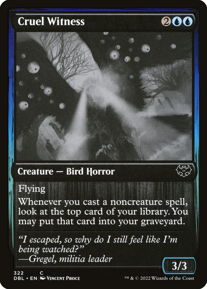 Cruel Witness - Innistrad: Double Feature (DBL)