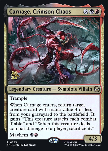 Carnage, Crimson Chaos (125s) - Marvel's Spider-Man Promos (PSPM)