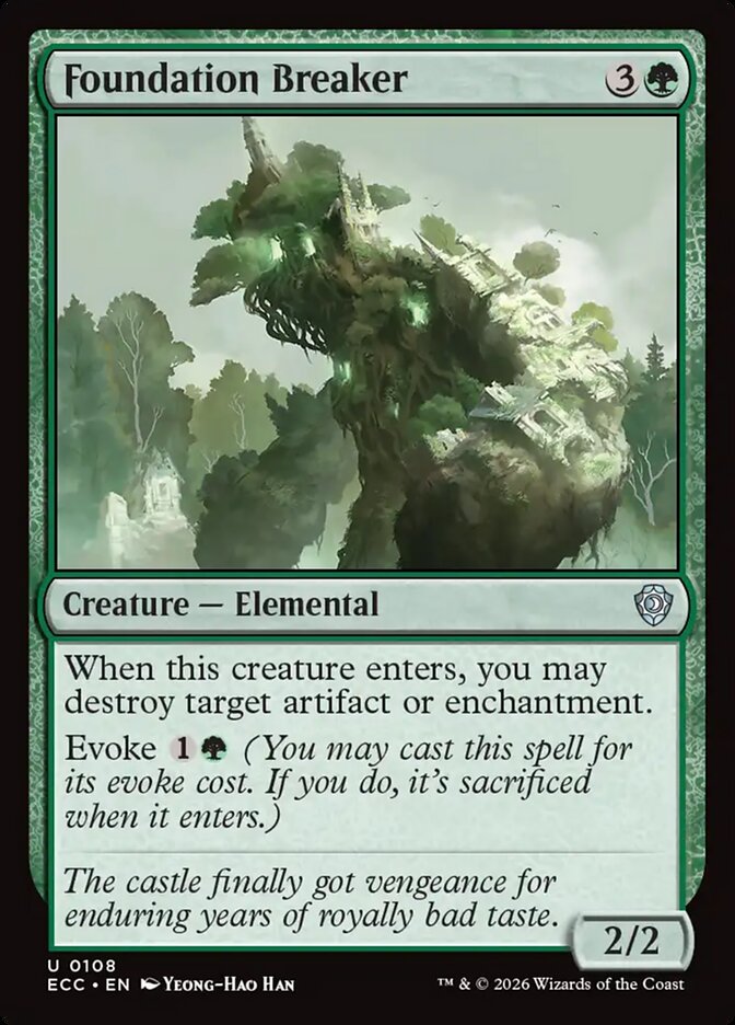 Foundation Breaker (108) - Lorwyn Eclipsed Commander (ECC)