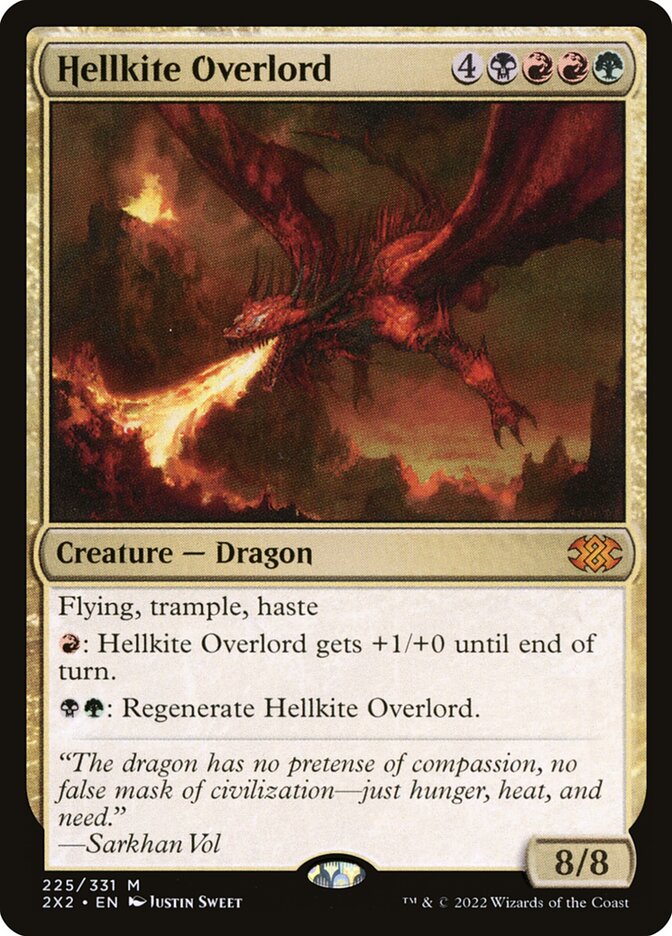 Hellkite Overlord (225) - Double Masters 2022 (2X2)