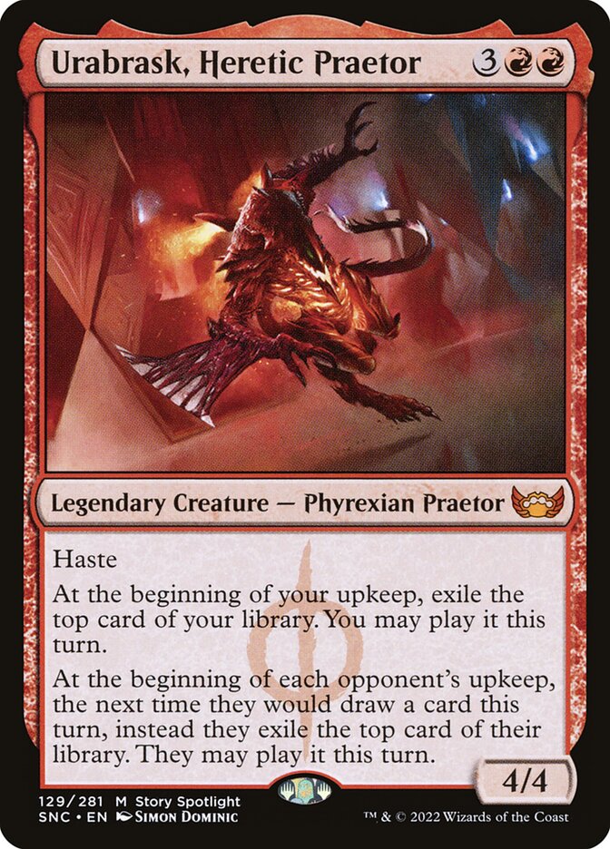 Urabrask, Heretic Praetor (129) - Streets of New Capenna (SNC)