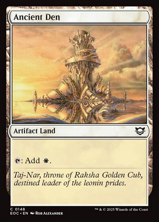 Ancient Den (148) - Edge of Eternities Commander (EOC)