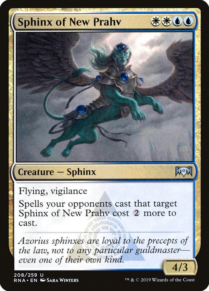 Sphinx of New Prahv (208) - Ravnica Allegiance (RNA)