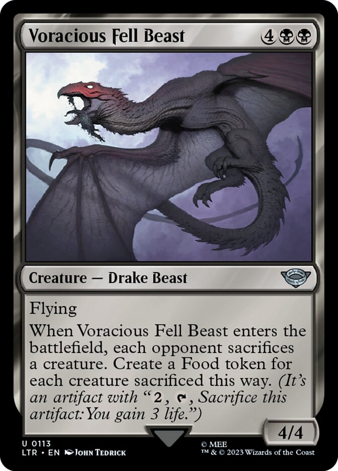 Voracious Fell Beast (113) - The Lord of the Rings: Tales of Middle-earth (LTR)