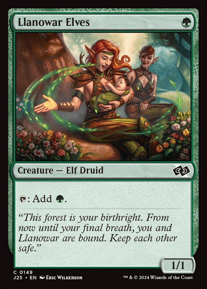 Llanowar Elves - Foundations Jumpstart (J25)