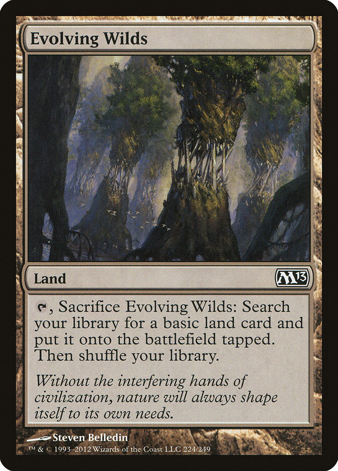 Evolving Wilds (224) - Magic 2013 (M13)
