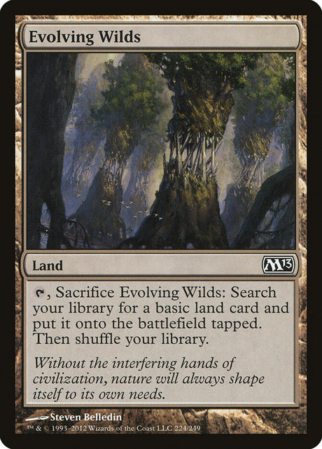 Evolving Wilds (224) - Magic 2013 (M13)