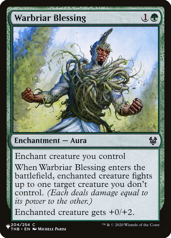 Warbriar Blessing (THB-204) - The List (PLST)