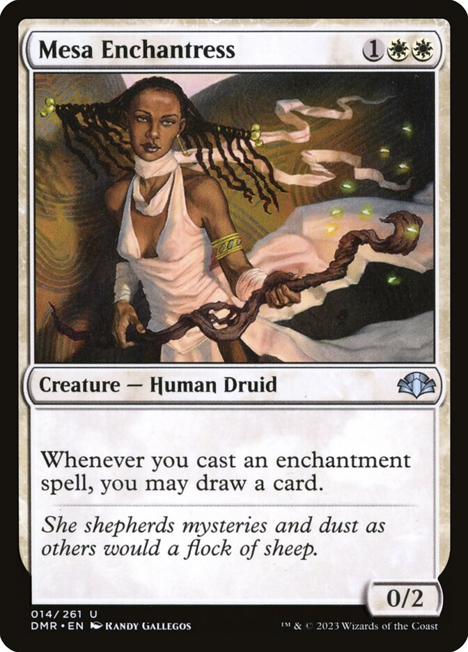 Mesa Enchantress (14) - Dominaria Remastered (DMR)