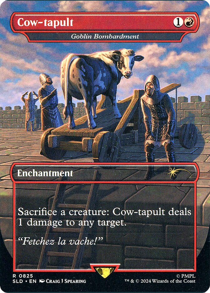 Cow-tapult - Goblin Bombardment (825) - Secret Lair Drop (SLD)