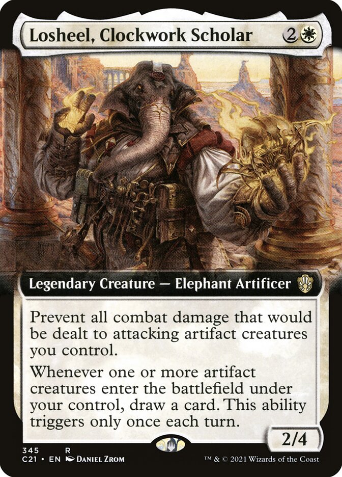 Losheel, Clockwork Scholar (345) - Commander 2021 (C21)